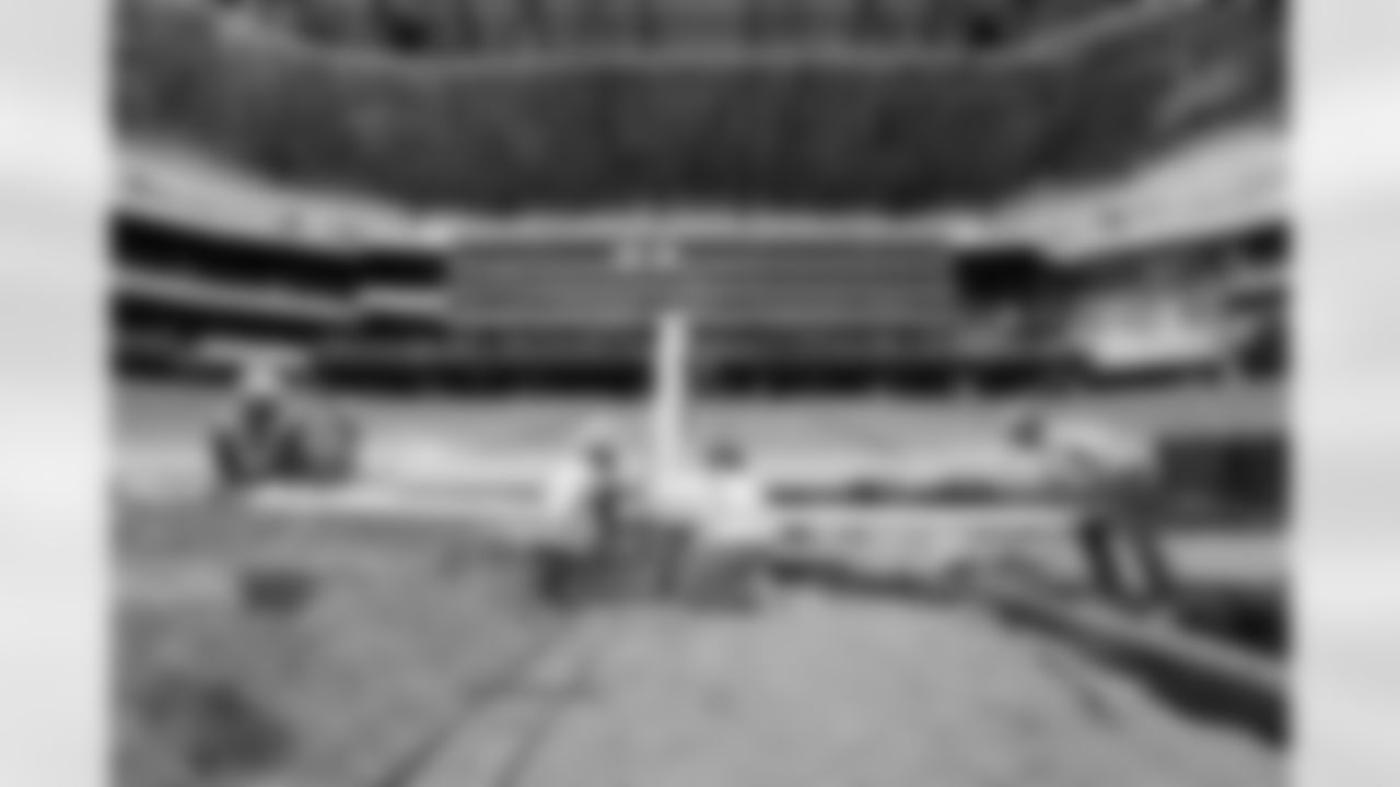 New Highmark Stadium Field Goal Post Install, October 06, 2025 at Highmark Stadium.