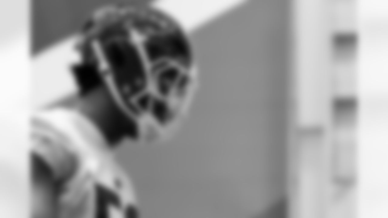 Greg Rousseau (50). Buffalo Bills Week 18 practice, January 01, 2026 at Buffalo Bills Training Center.