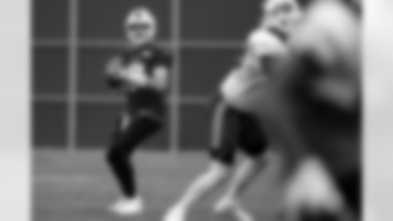 Josh Allen (17). Buffalo Bills Training Camp, August 20, 2025 at Buffalo Bills Training Facility.
