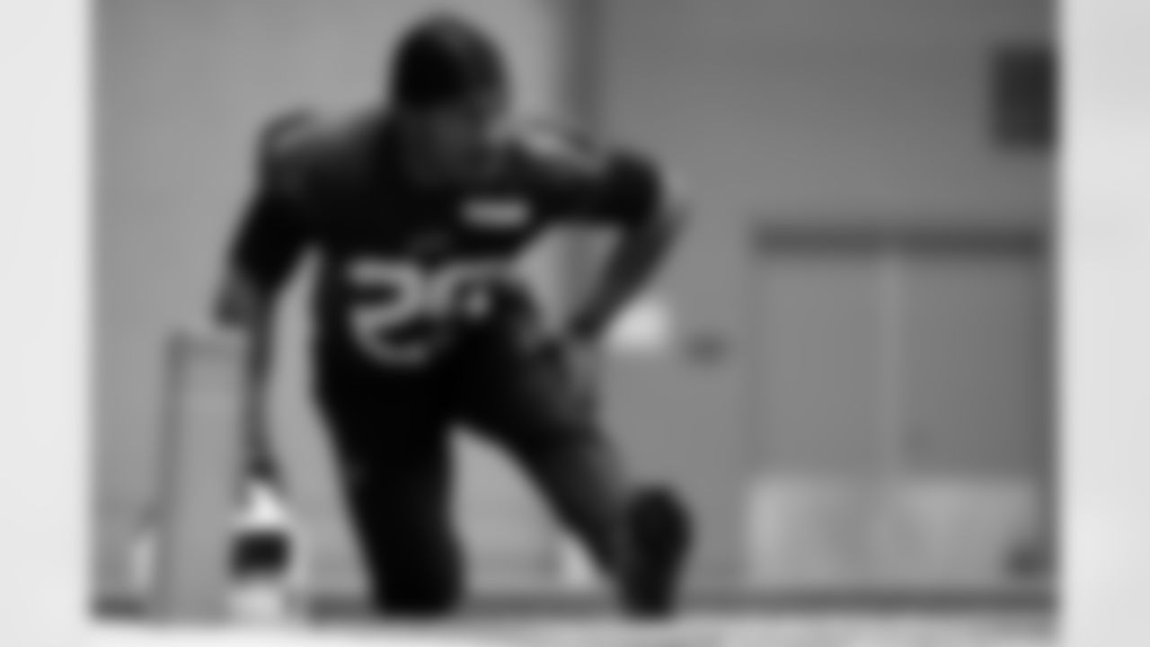 Brandon Codrington (29). Buffalo Bills Week 15 Practice, December 12, 2025 at Buffalo Bills Training Center.