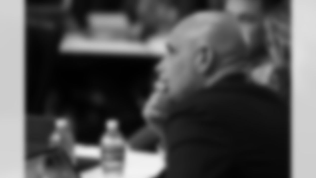 Pete Guelli. Scenes from the Buffalo Bills draft room during Round 1 of the 2025 NFL Draft at the Buffalo Bills Training Center on April 24, 2025.
