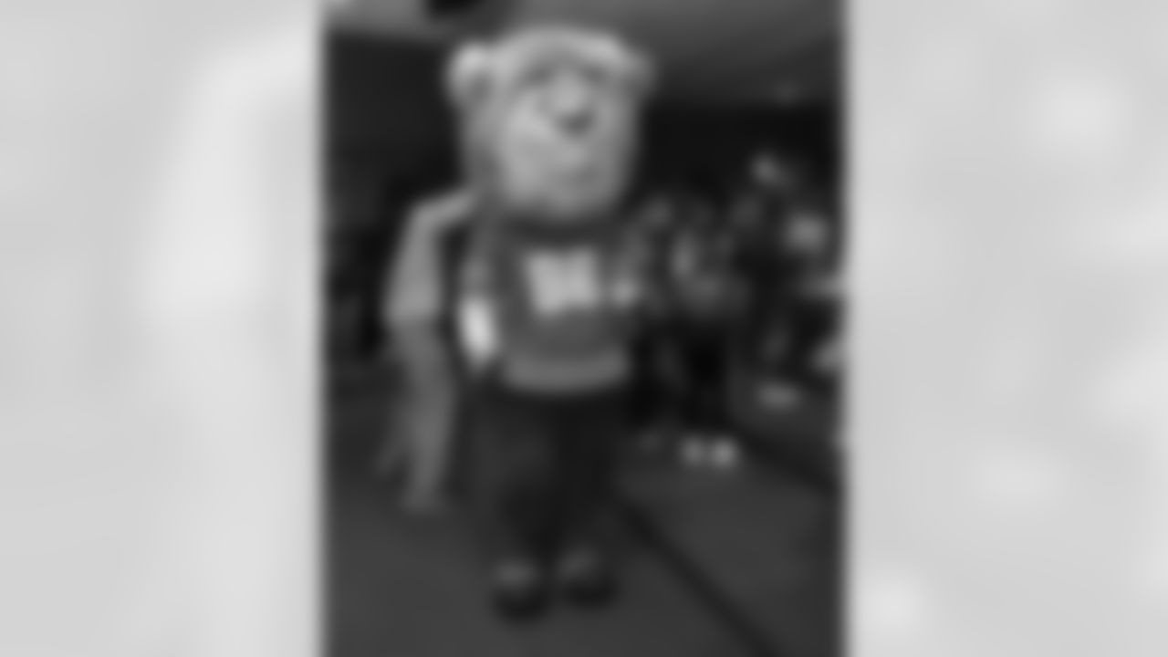 Billy Buffalo, DJ Milk, DJ Yes and Highmark host a Buffalo Bills pep rally for Heritage Heights Elementary students, November 14, 2025.