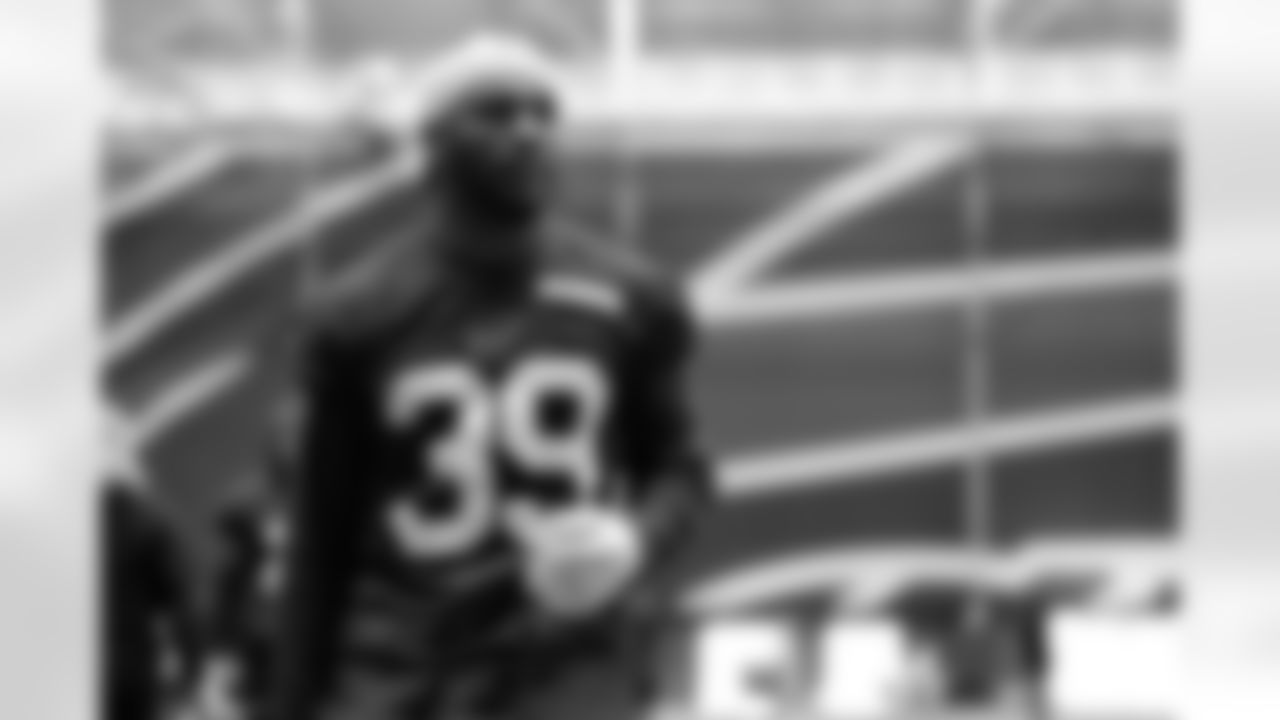 Cam Lewis (39). Buffalo Bills Week 15 Practice, December 12, 2025 at Buffalo Bills Training Center.