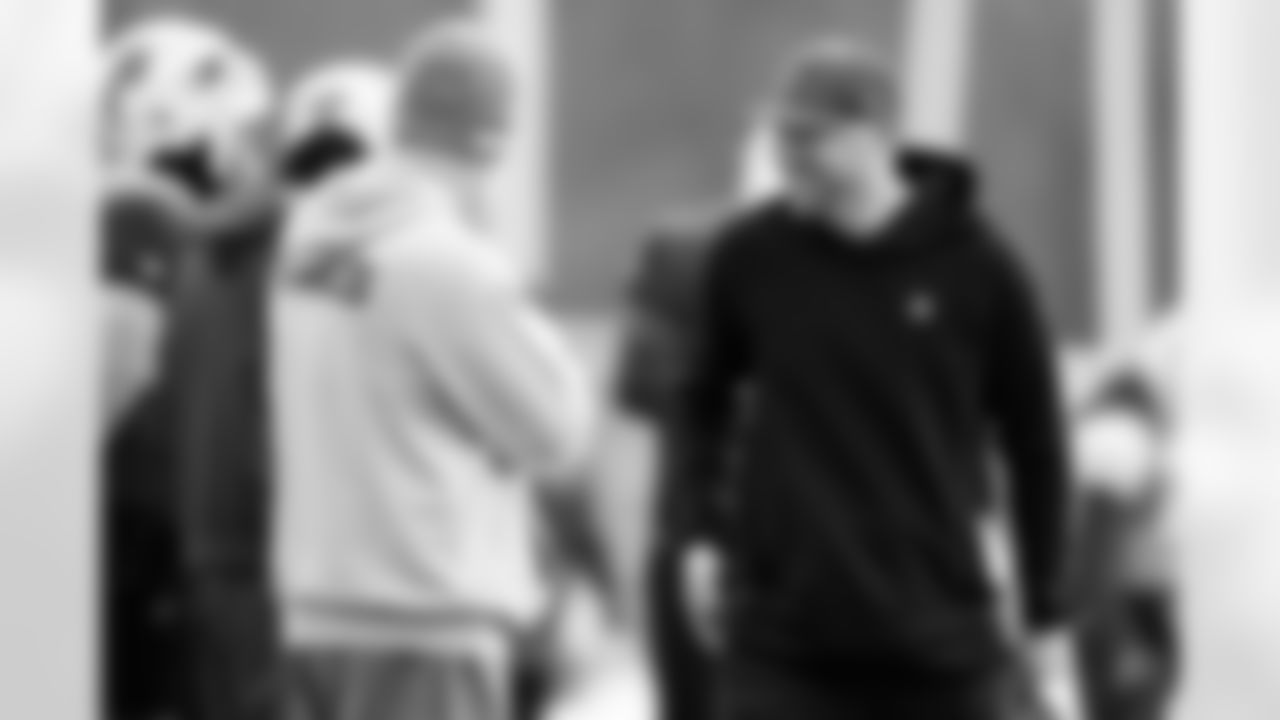 Joe Brady. Buffalo Bills Week 16 Thursday Practice, December 19, 2024 at One Bills Drive.