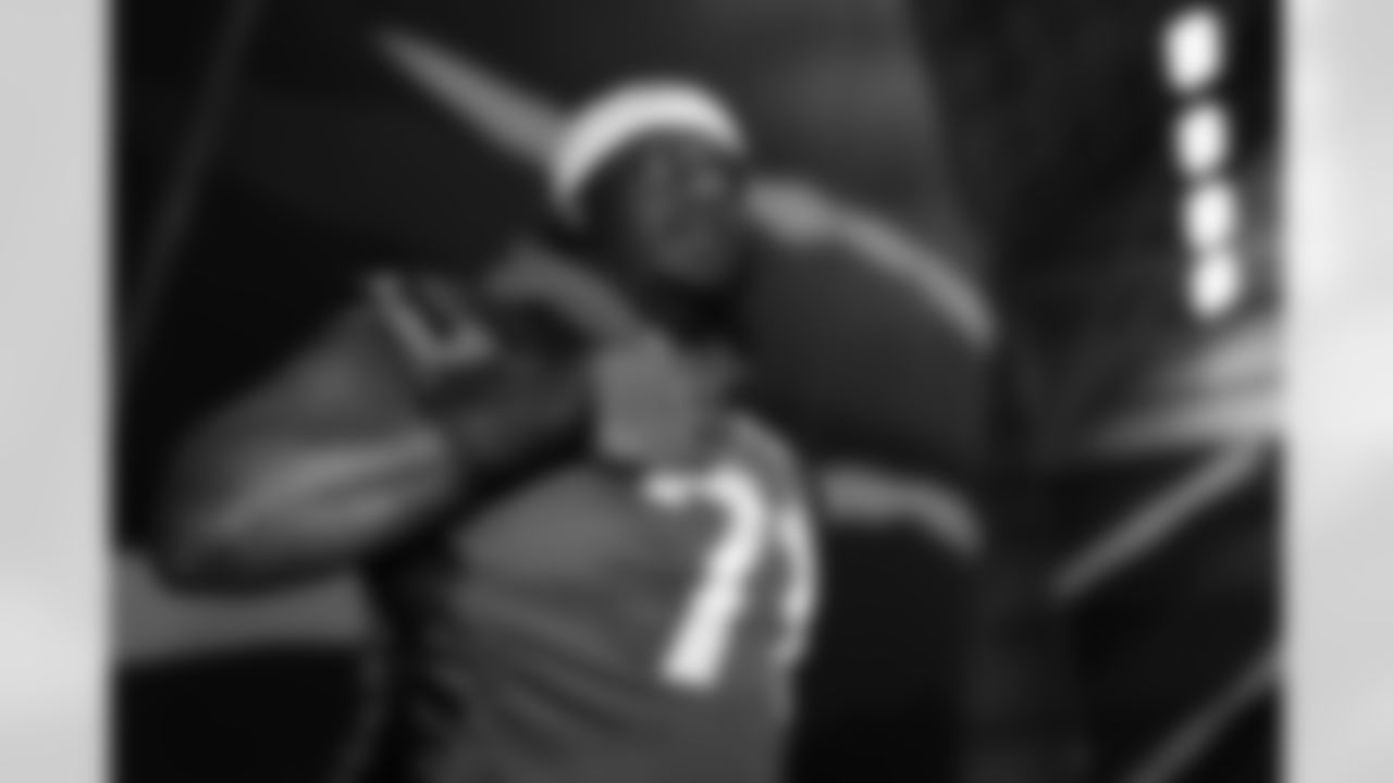 Tommy Akingbesote. Buffalo Bills Week 15 Practice, December 11, 2025 at Buffalo Bills Training Center.