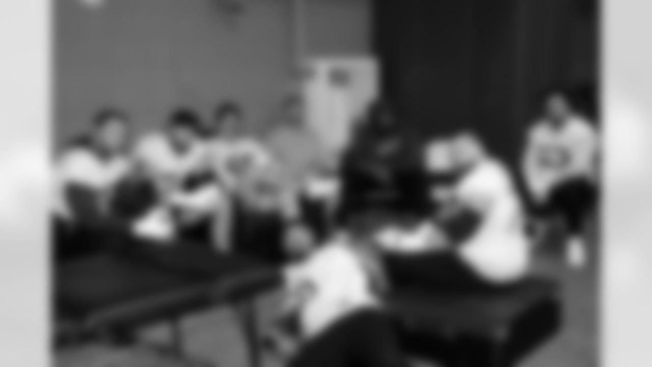 Jordan Phillips, Tylan Grable, David Edwards, Ryan Van Demark, Kendrick Green, Connor McGovern, Alec Anderson. Buffalo Bills Week 15 Practice, December 11, 2025 at Buffalo Bills Training Center.