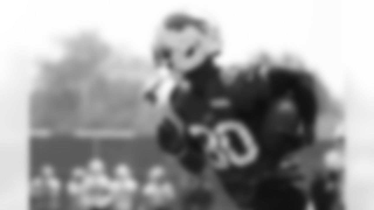 Tyrell Shavers (80). Buffalo Bills Mandatory Minicamp, June 11, 2025 at the Buffalo Bills Training Center.