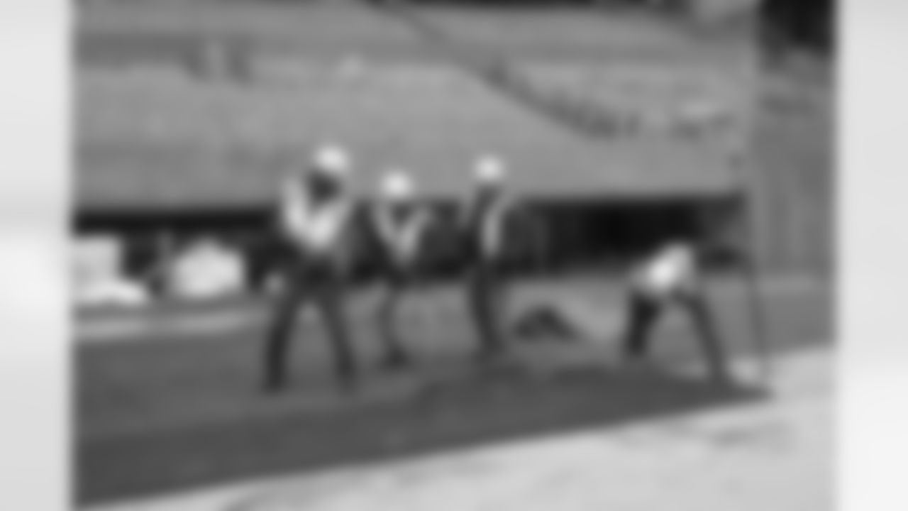 Crews lay the first sod at New Highmark Stadium, October 07, 2025.