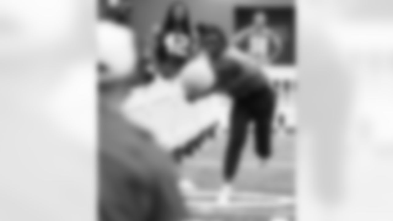 Tyrell Shavers. Buffalo Bills offseason workouts and dodgeball competition at One Bills Drive on May 15, 2024.