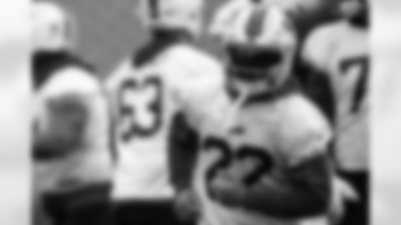 Ray Davis (22). Buffalo Bills Week 11 Practice, November 14, 2025 at Highmark Stadium.