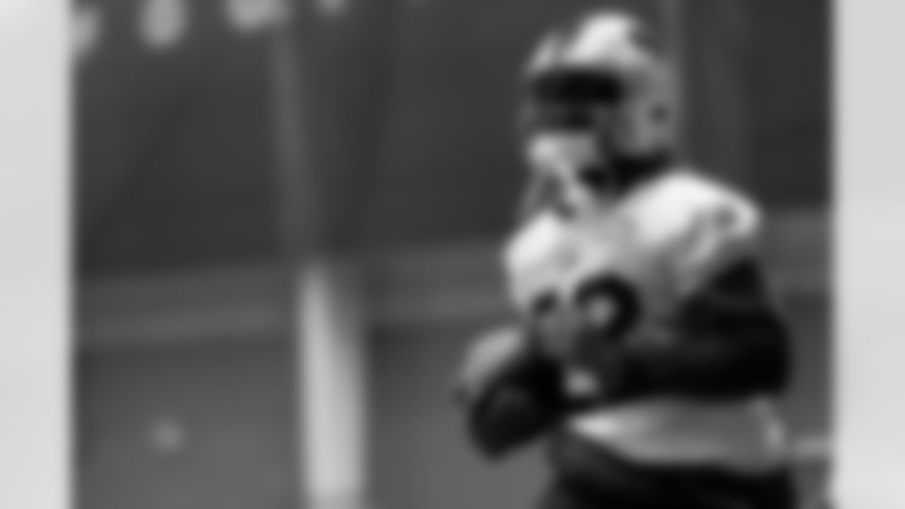 Ray Davis (22). Buffalo Bills Week 11 Practice, November 12, 2025 at Buffalo Bills Training Center.