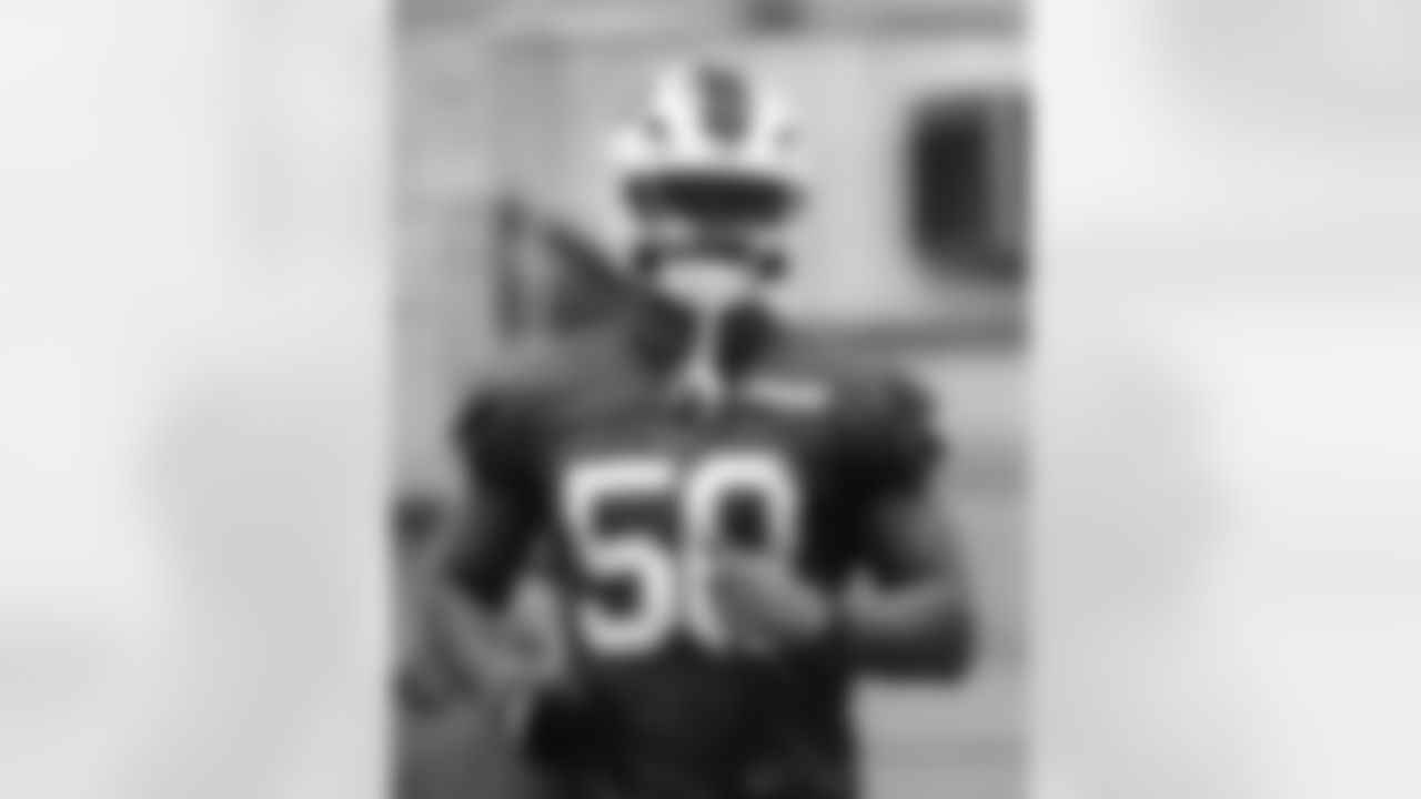 Greg Rousseau (50). Buffalo Bills Wild Card Week Friday Practice, January 09, 2026 at Buffalo Bills Training Center.