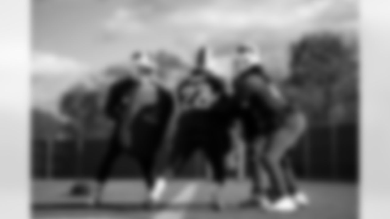 Ray Davis (22), Ty Johnson (26), James Cook (4). Buffalo Bills Week 10 Practice, November 06, 2025 at Buffalo Bills Training Center.