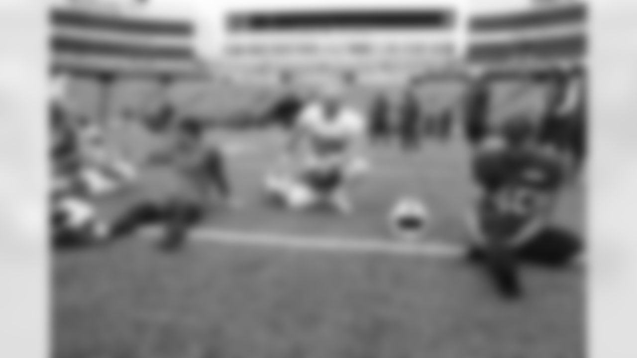 Tyler Bass (2), Reid Ferguson (69), Brad Robbins (40). Buffalo Bills Training Camp, August 21, 2025 at Buffalo Bills Training Facility.