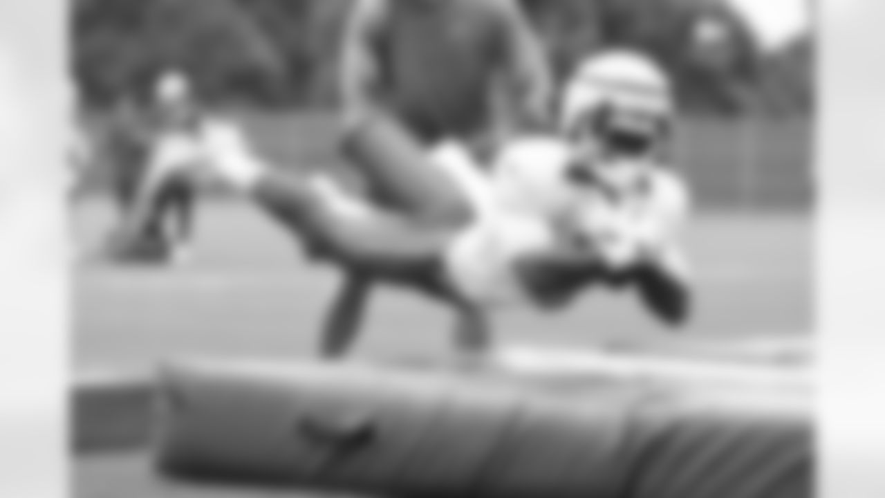 James Cook (4). Buffalo Bills Training Camp, August 13, 2025 at Buffalo Bills Training Facility.