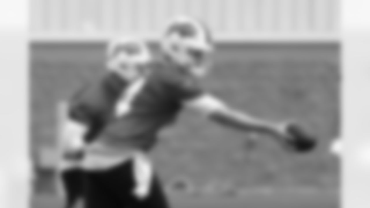 Mike White (14). Buffalo Bills OTA workouts, June 03, 2025 at the Buffalo Bills Training Center.