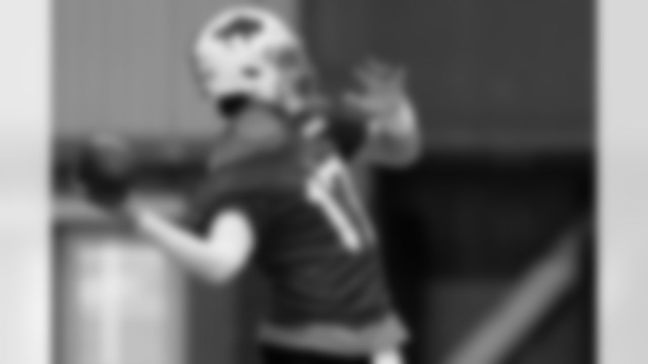 Josh Allen (17). Buffalo Bills Week 6 Practice, October 11, 2025 at Buffalo Bills Training Center.