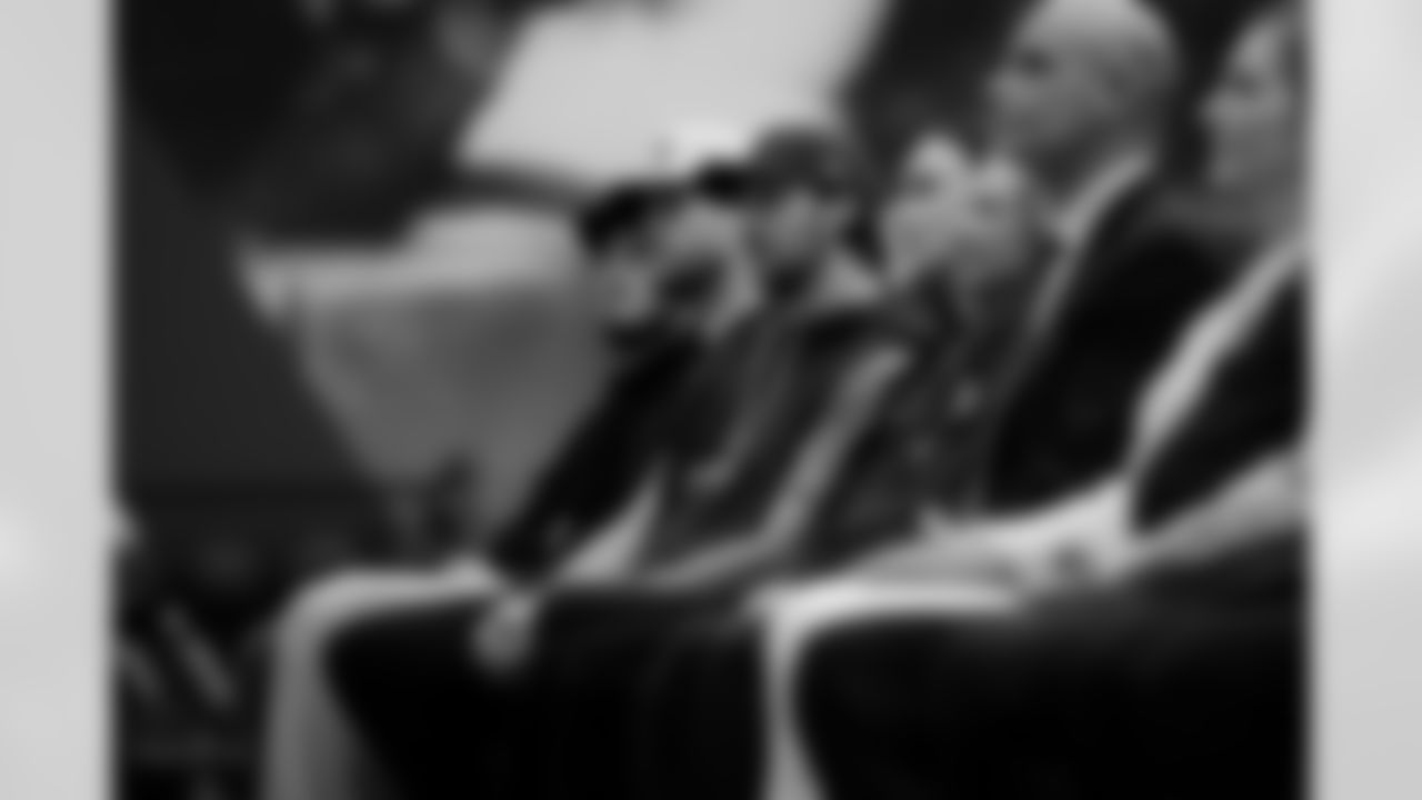 Joe Brady's Head Coach Introduction, January 29, 2026 at Buffalo Bills Training Center.