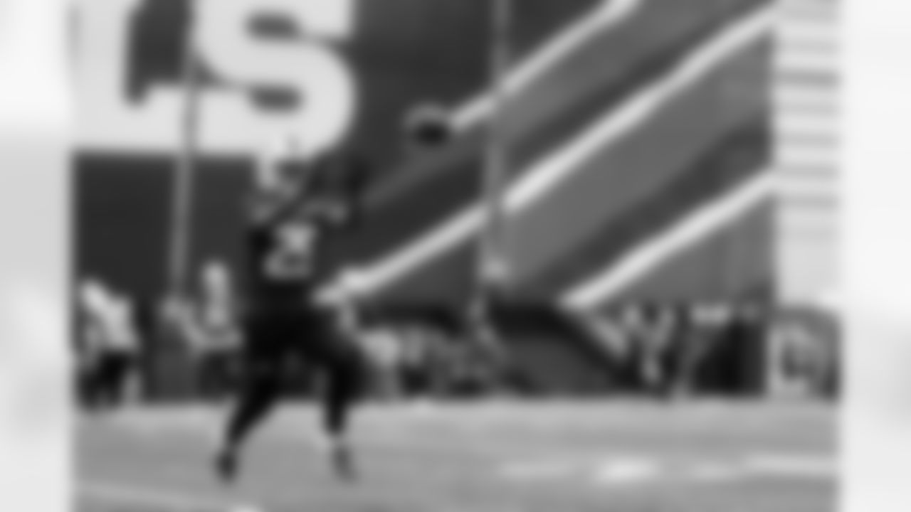 Brandon Codrington (29). Buffalo Bills Week 11 Practice, November 12, 2025 at Buffalo Bills Training Center.