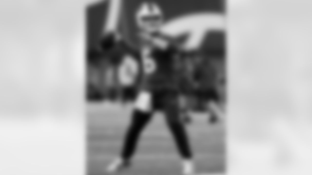 Shane Buechele (6). Buffalo Bills Week 13 Practice, November 26, 2025 at Buffalo Bills Training Center.