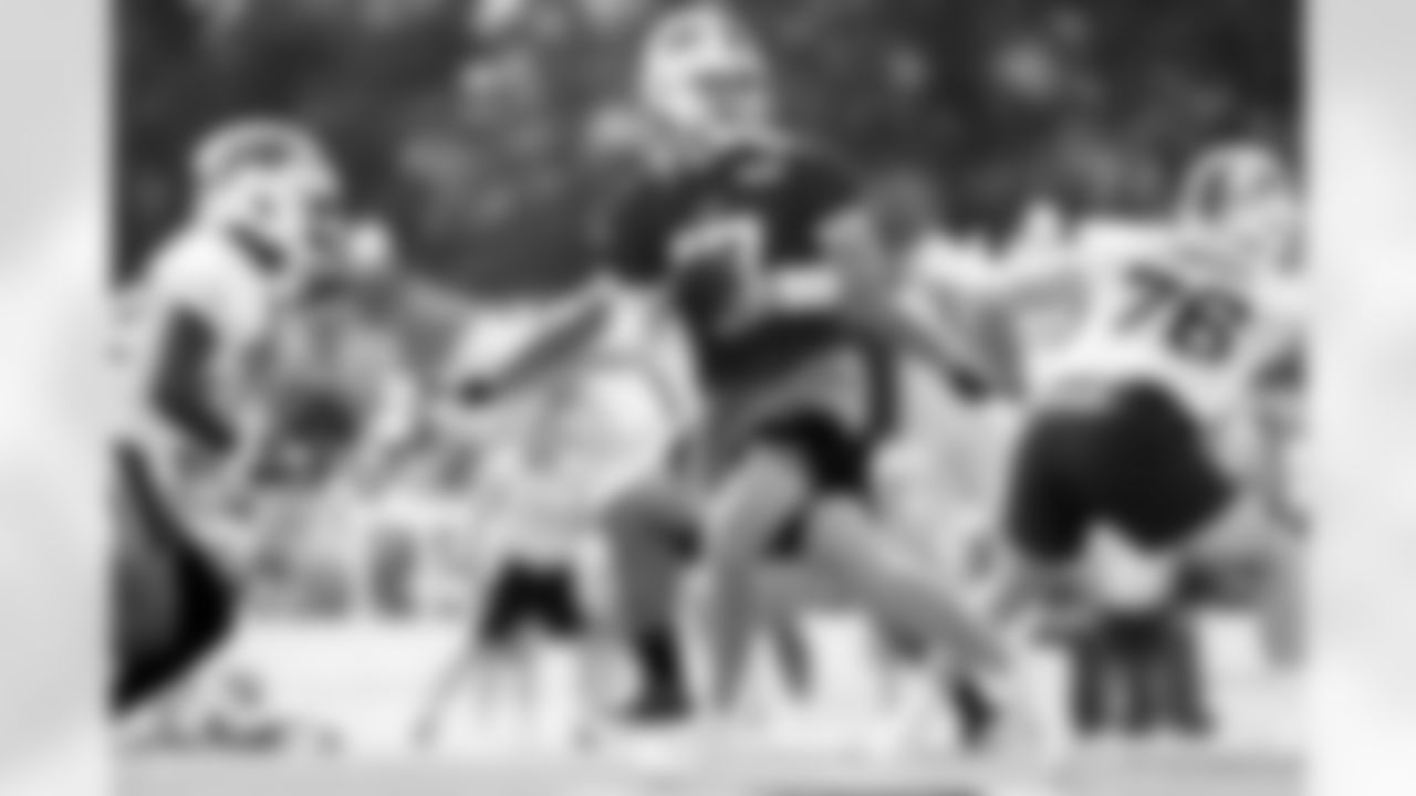 Josh Allen (17). Buffalo Bills Training Camp, July 24, 2025 at St. John Fisher University.