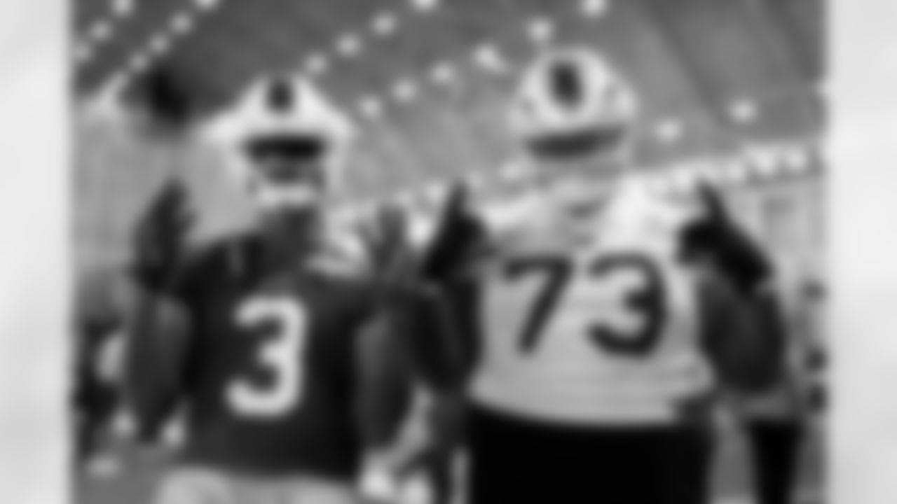 Dion Dawkins (73), Damar Hamlin (3). Buffalo Bills Divisional Round, January 15, 2026 at Buffalo Bills Training Center.