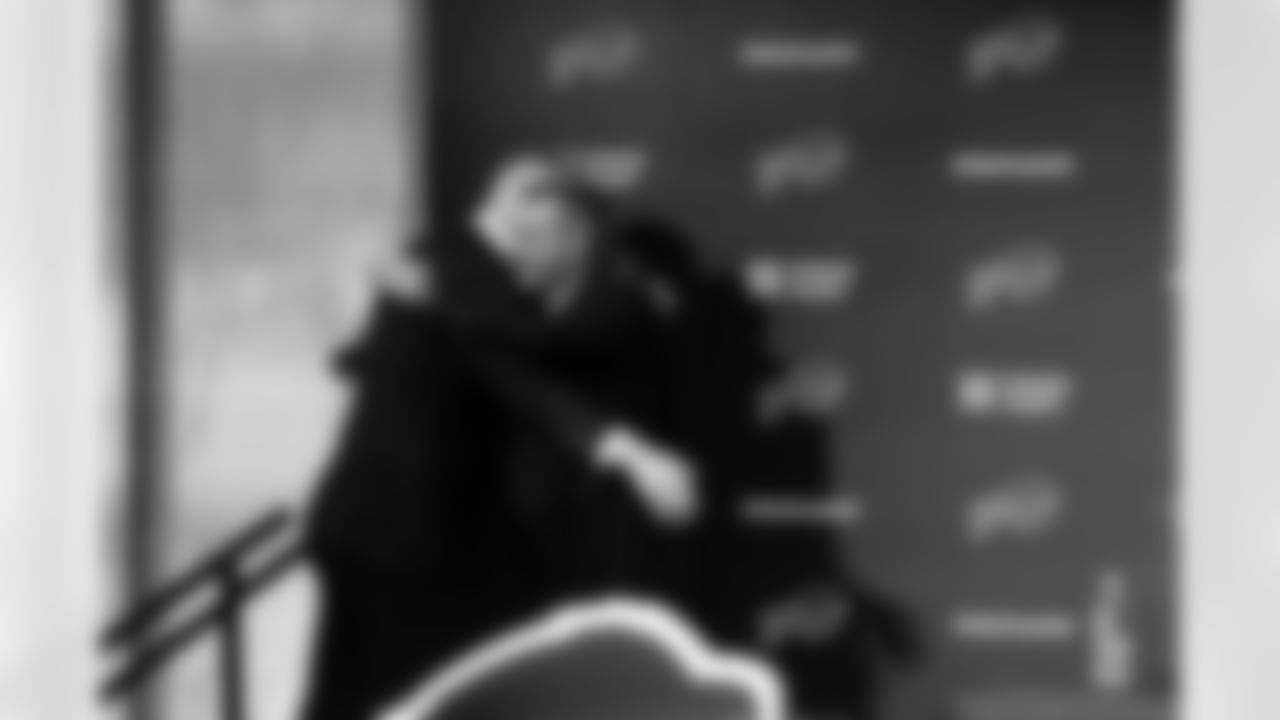 Joe Brady's Head Coach Introduction, January 29, 2026 at Buffalo Bills Training Center.