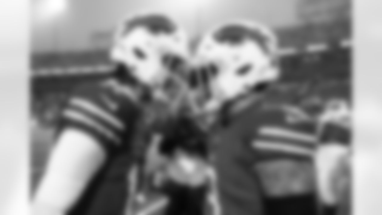 Josh Allen (17), Terrel Bernard (8). Buffalo Bills vs Philadelphia Eagles, Regular Season, December 28, 2025 at Highmark Stadium.