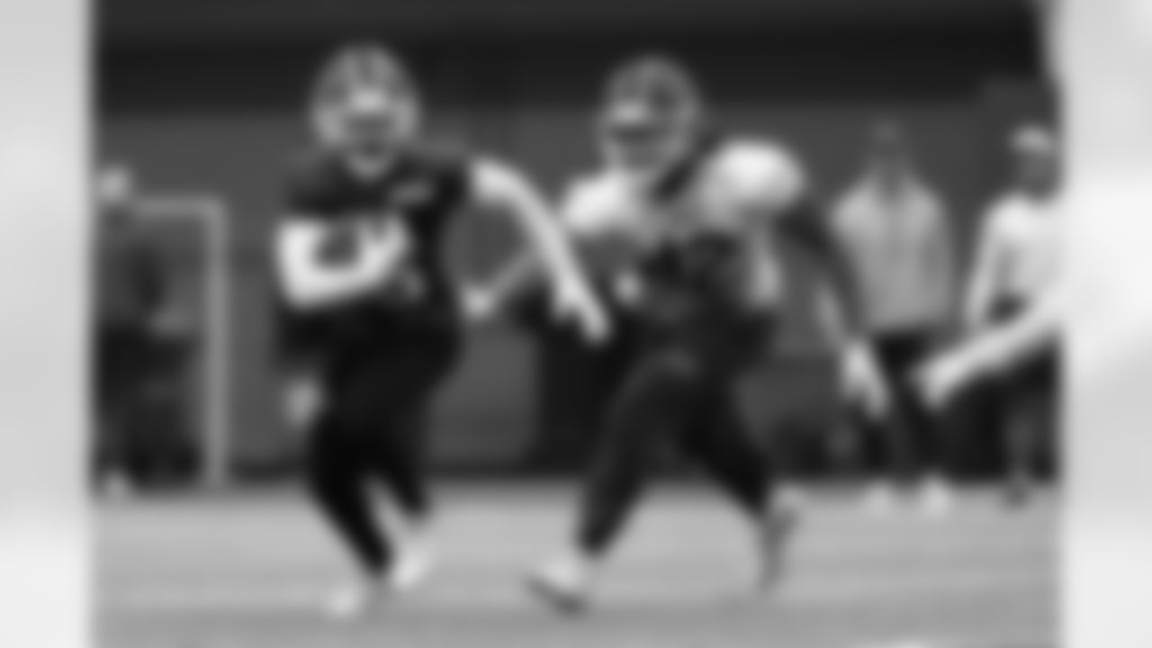 Mecole Hardman (16), Dorian Williams (42). Buffalo Bills Week 18 Practice, January 02, 2026 at Highmark Stadium.