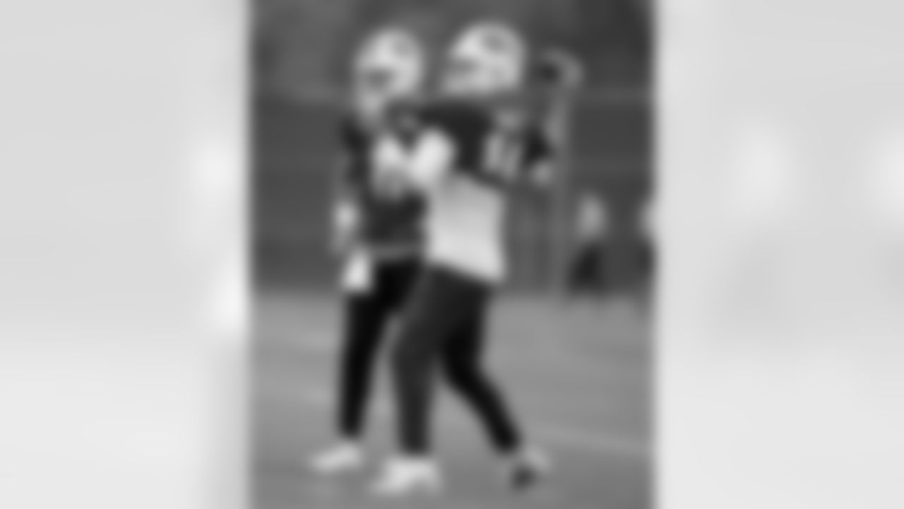 Mike White (14). Buffalo Bills Training Camp, August 20, 2025 at Buffalo Bills Training Facility.