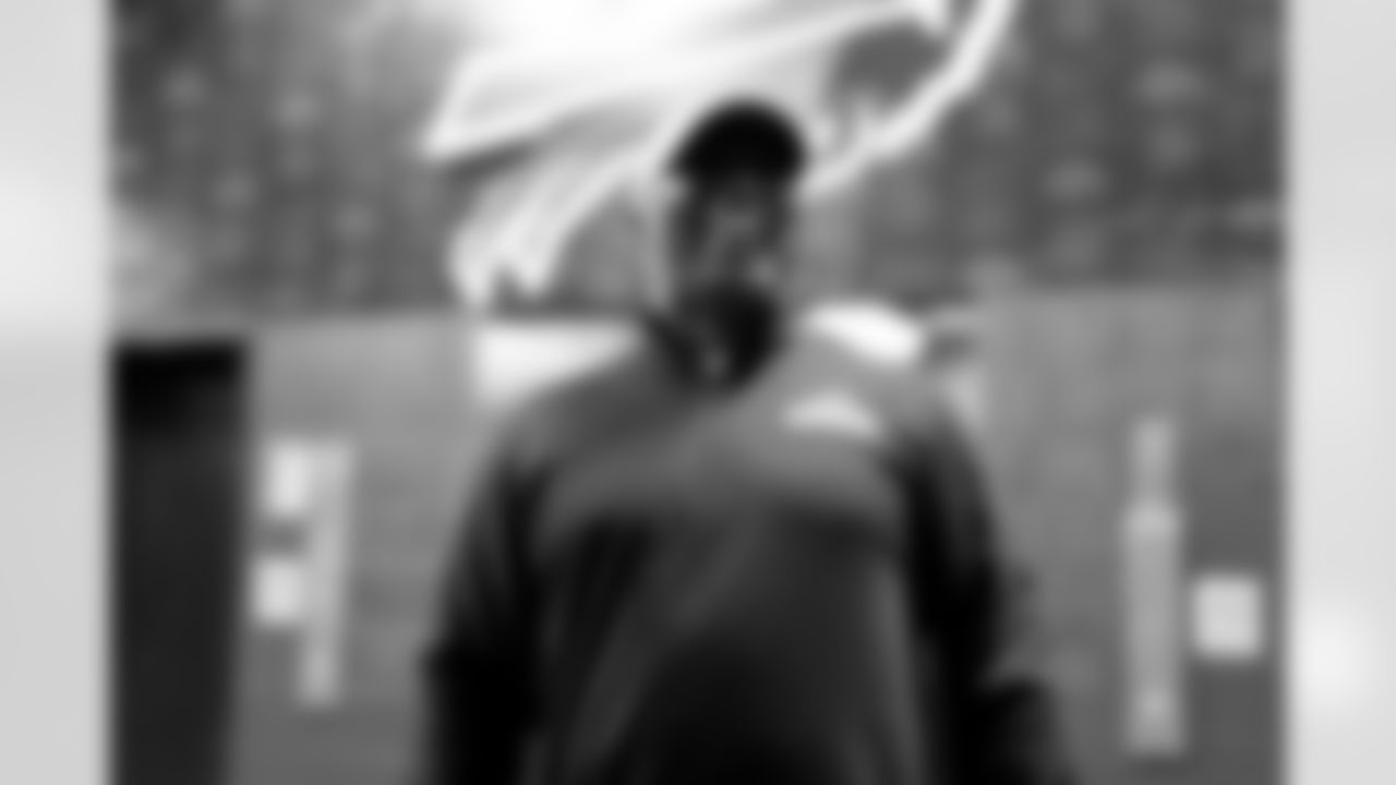 Behind-the-scenes from the Thurman Thomas video honoring the closing of Highmark Stadium, April 09, 2025.