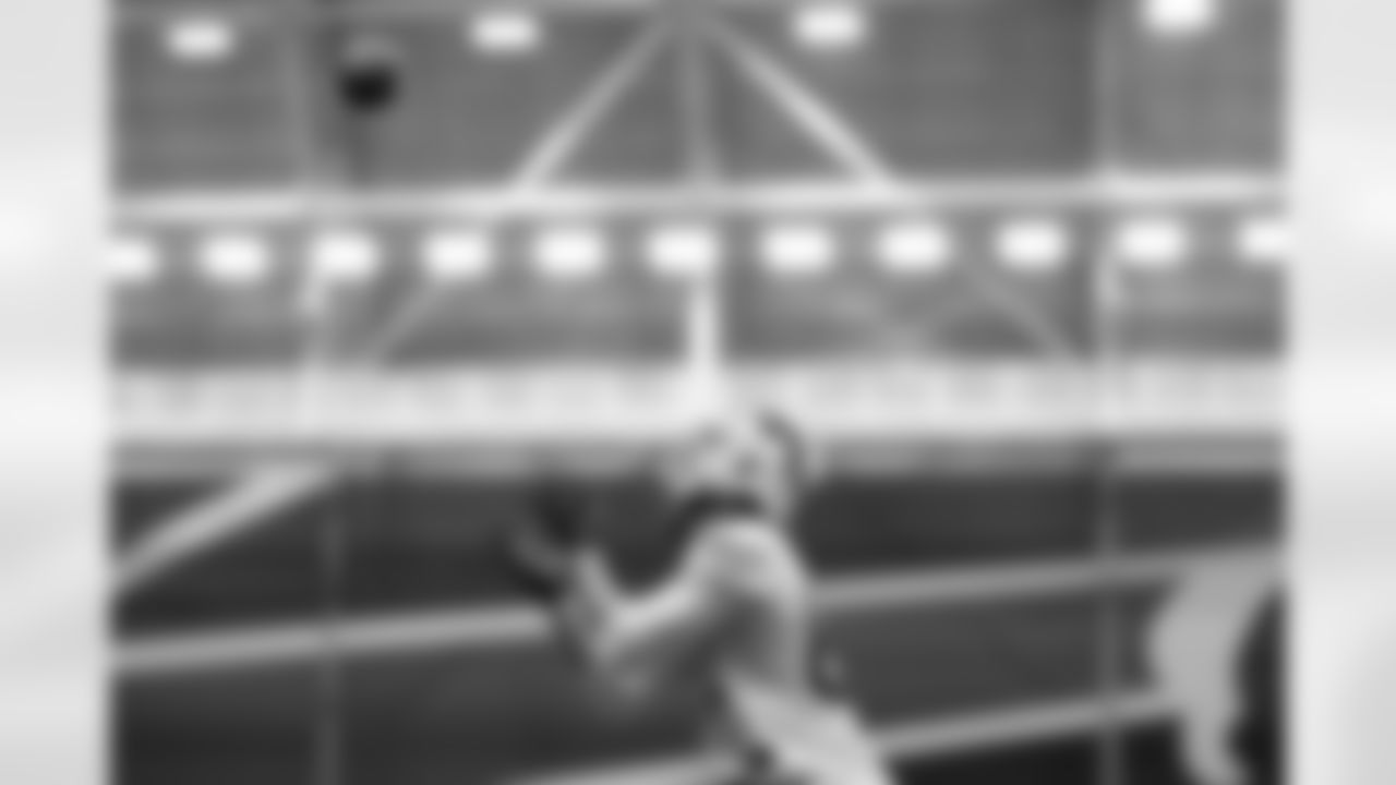 Keleki Latu (83). Buffalo Bills Week 13 Practice, November 28, 2025 at Buffalo Bills Training Center.