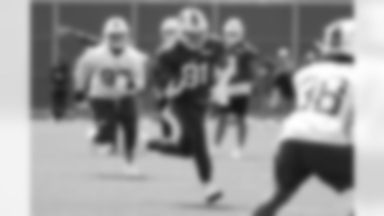 Kaden Prather (81). Buffalo Bills Mandatory Minicamp, June 10, 2025 at the Buffalo Bills Training Center.