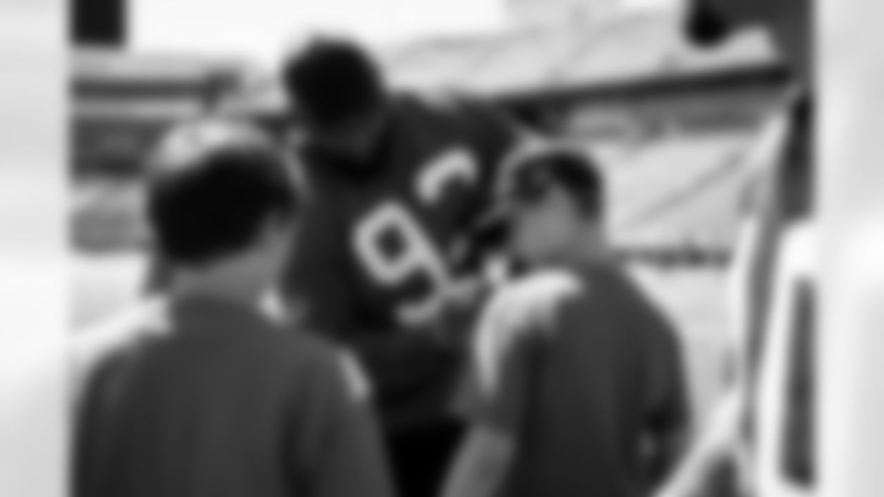 Zion Logue (93). Buffalo Bills and Wegmans Play 60, May 16, 2025 at Highmark Stadium.