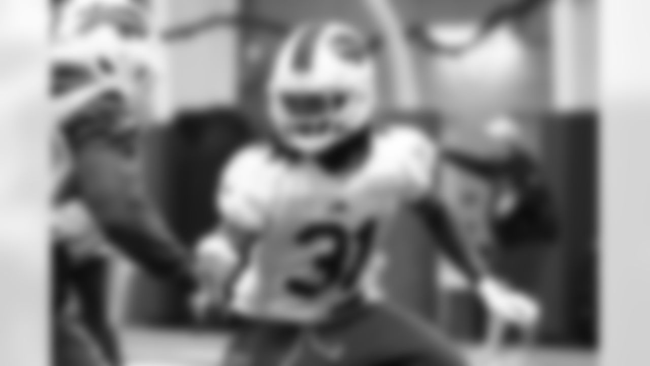 Maxwell Hairston (31). Buffalo Bills Week 9 Practice, October 30, 2025 at the Buffalo Bills Training Center.