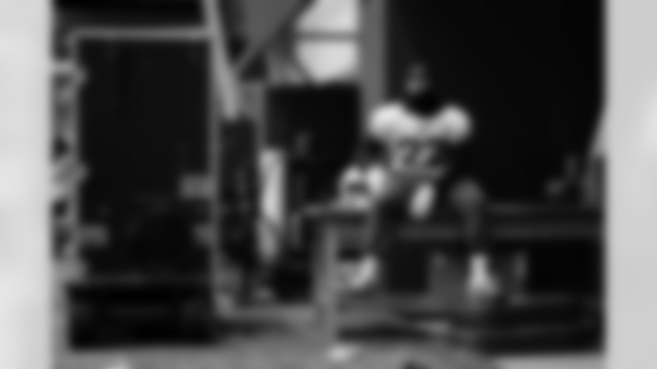 Ray Davis (22). Buffalo Bills Week 15 Practice, December 12, 2025 at Buffalo Bills Training Center.