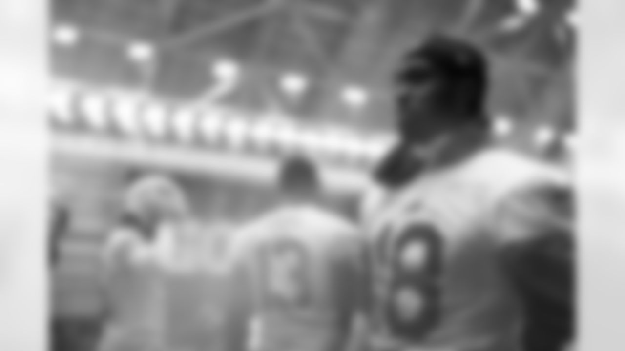 Brandin Cooks (18). Buffalo Bills Week 15 Practice, December 12, 2025 at Buffalo Bills Training Center.