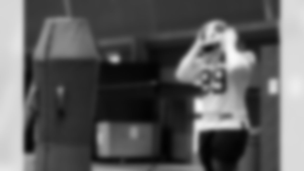 Larry Ogunjobi (99). Buffalo Bills Week 17 Practice, December 26, 2025 at Buffalo Bills Training Center.