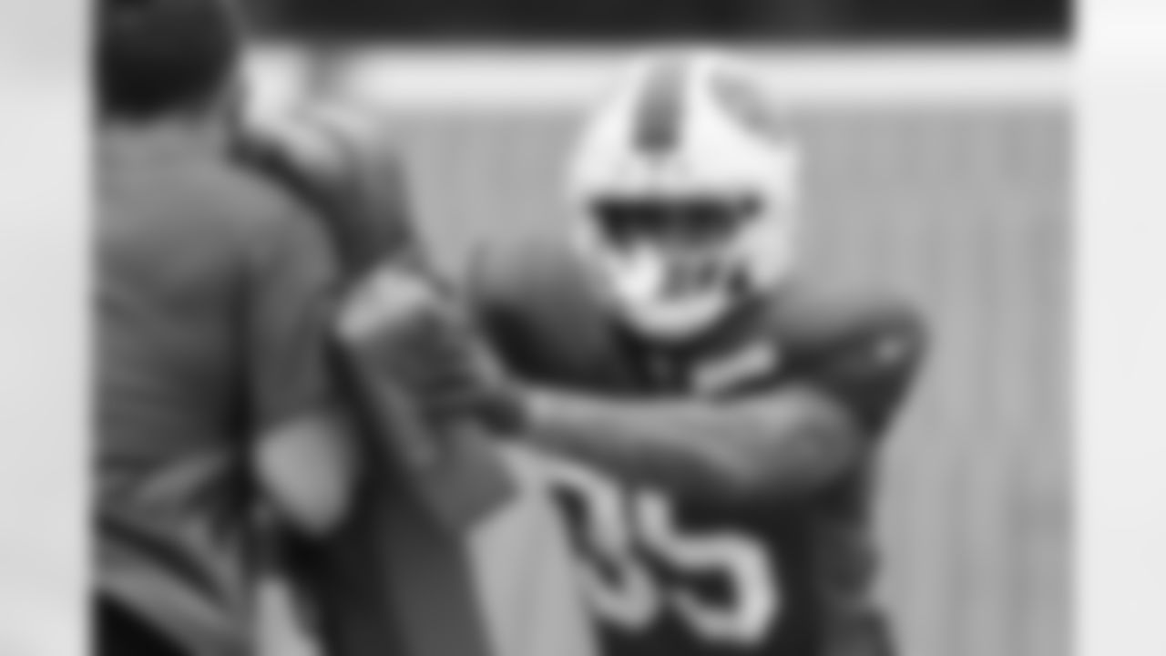Jimmy Ciarlo (35). Buffalo Bills Training Camp, August 21, 2025 at Buffalo Bills Training Facility.
