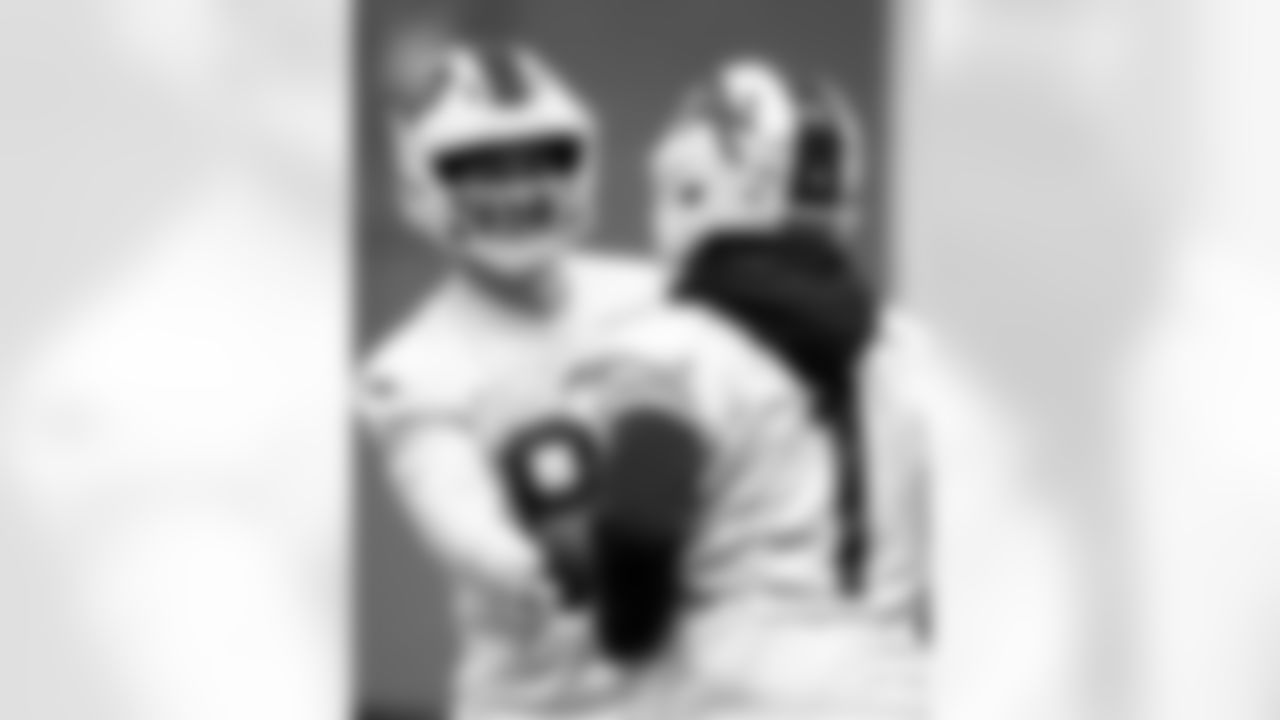 Dalton Kincaid (86), Curtis Samuel (1). Buffalo Bills Divisional Round, January 15, 2026 at Buffalo Bills Training Center.