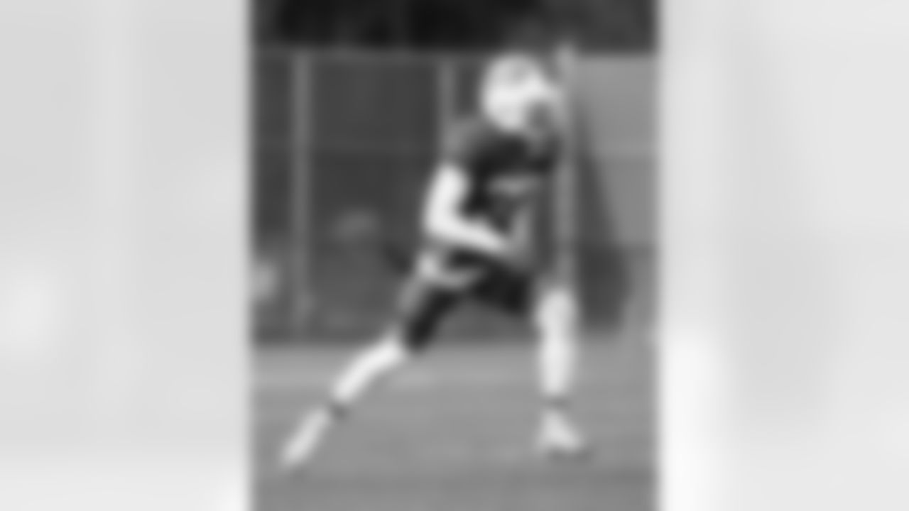 Jordan Hancock (37). Buffalo Bills Training Camp, August 13, 2025 at Buffalo Bills Training Facility.