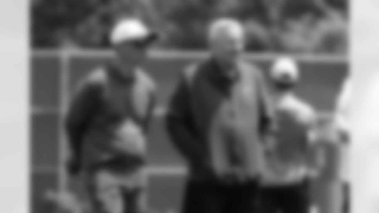Brandon Beane, Terry Pegula. Buffalo Bills Mandatory Minicamp, June 11, 2025 at the Buffalo Bills Training Center.