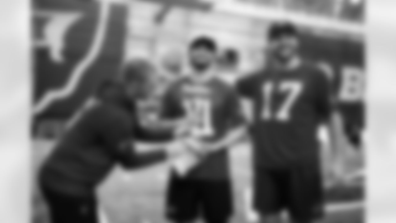 Mitchell Trubisky NVP Award, January 07, 2026 at Buffalo Bills Training Center.