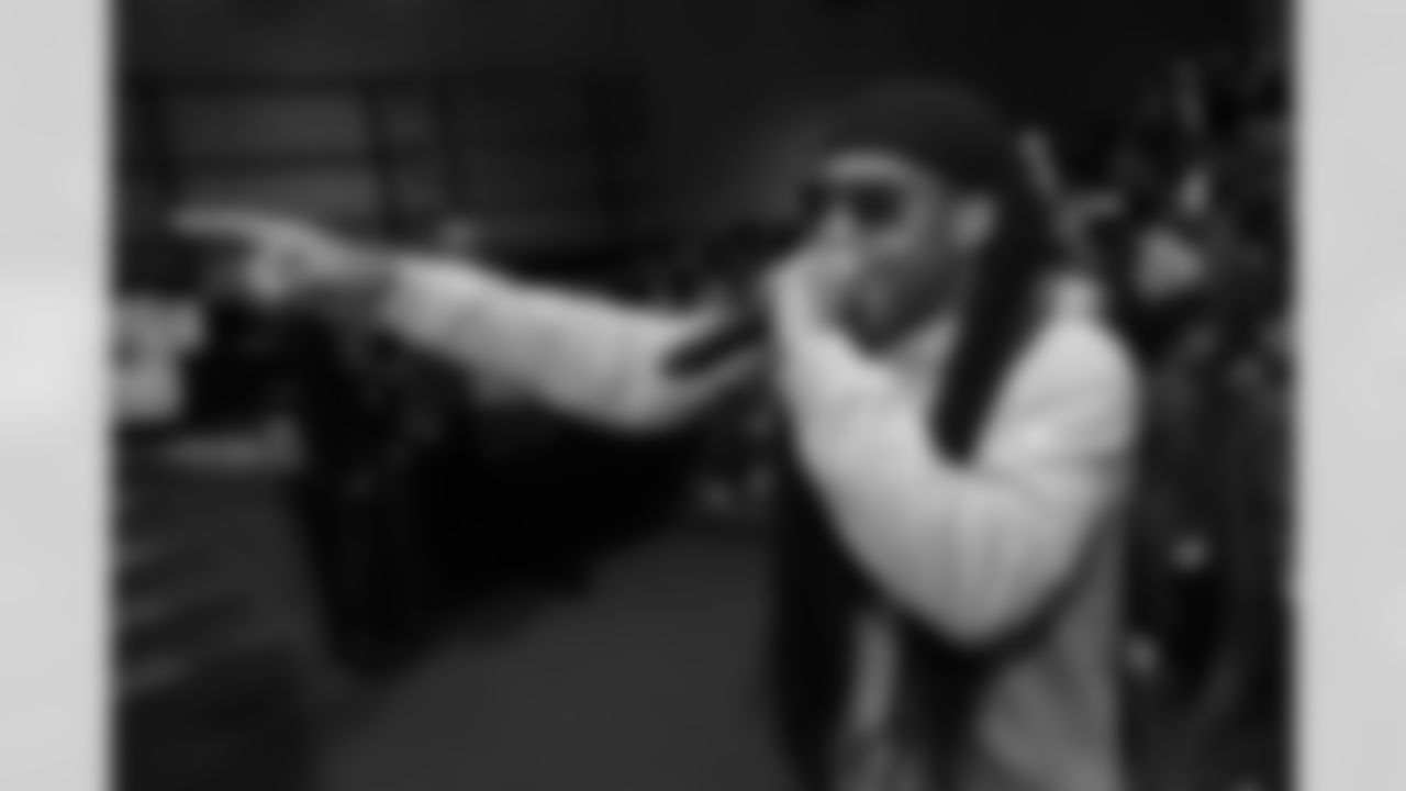 Billy Buffalo, DJ Milk, DJ Yes and Highmark host a Buffalo Bills pep rally for Heritage Heights Elementary students, November 14, 2025.