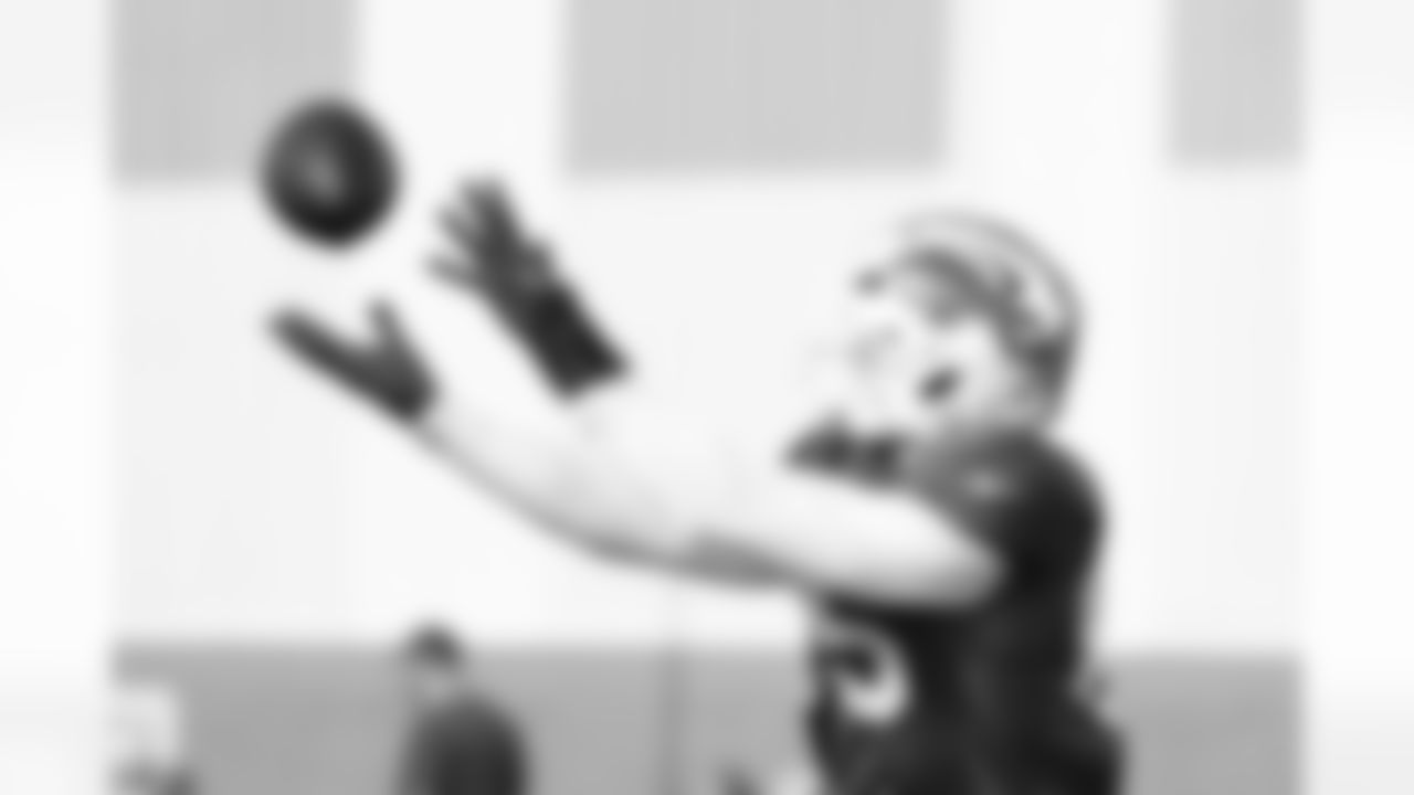 Jackson Hawes (85). Buffalo Bills Week 9 Practice, October 29, 2025 at the Buffalo Bills Training Center.