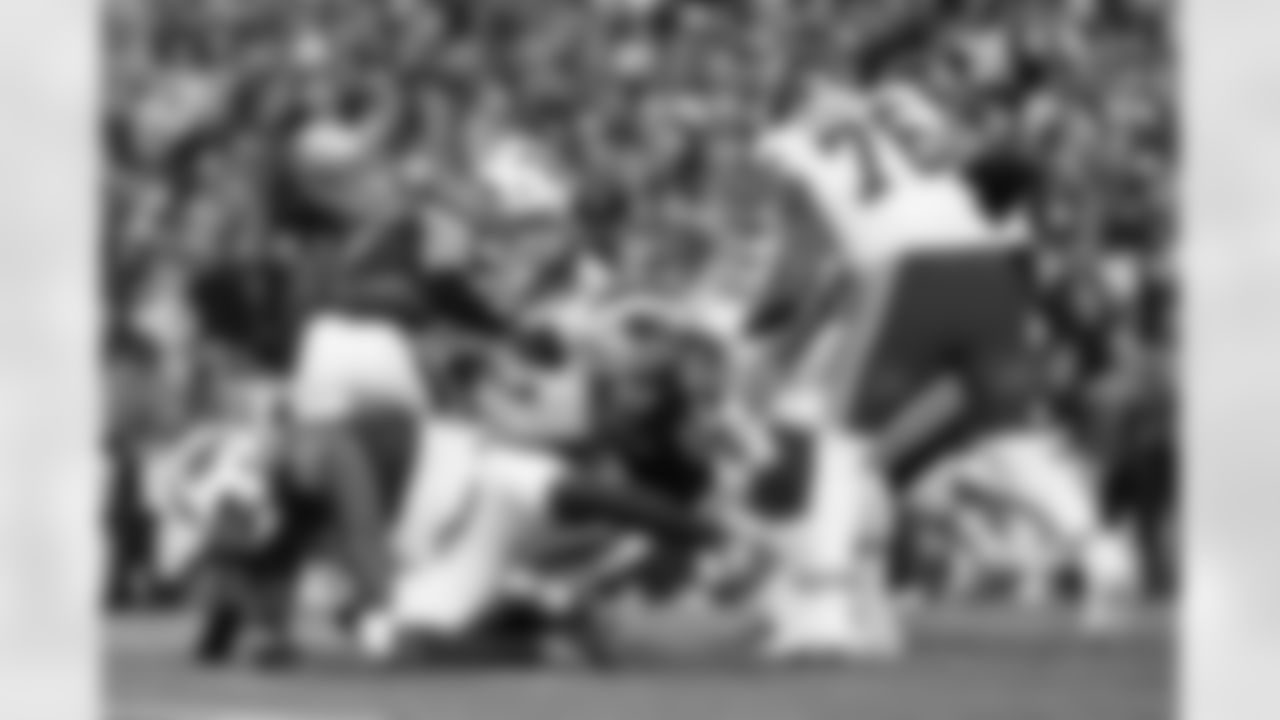 Joey Bosa (97), Deone Walker (96). Buffalo Bills vs Kansas City Chiefs, Regular Season, November 02, 2025 at Highmark Stadium.