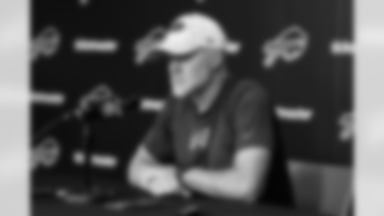 Sean McDermott. Buffalo Bills Training Camp, August 19, 2025 at Buffalo Bills Training Facility.