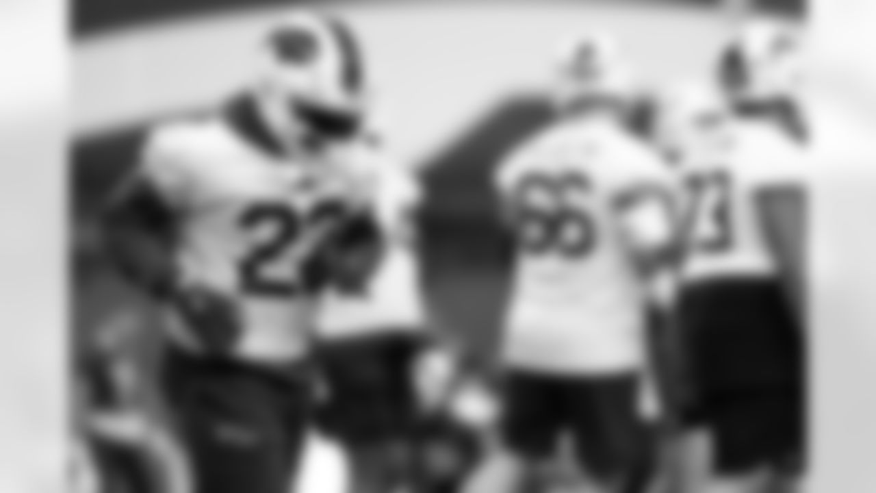 Ray Davis (22). Buffalo Bills Divisional Round, January 15, 2026 at Buffalo Bills Training Center.