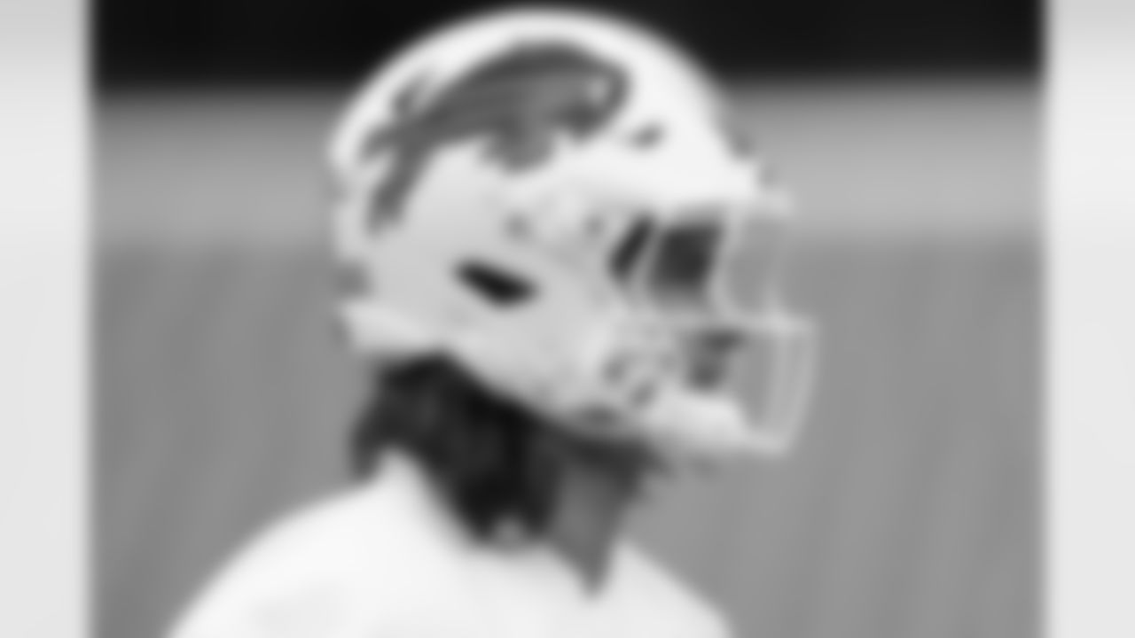 Baylon Spector (54). Buffalo Bills week 3 Saturday practice, September 21, 2024 at Highmark Stadium.