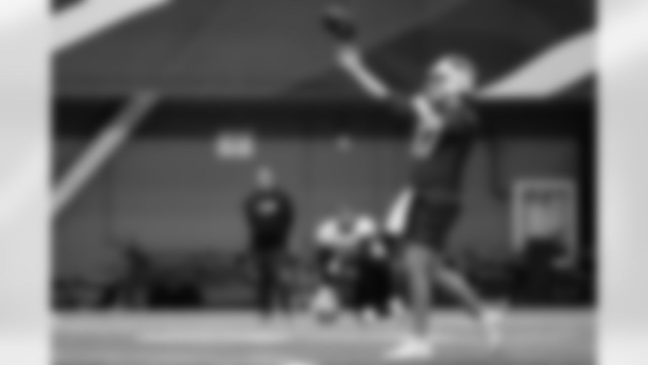 Josh Allen (17). Buffalo Bills Divisional Round Practice, January 14, 2026 at Buffalo Bills Training Center.